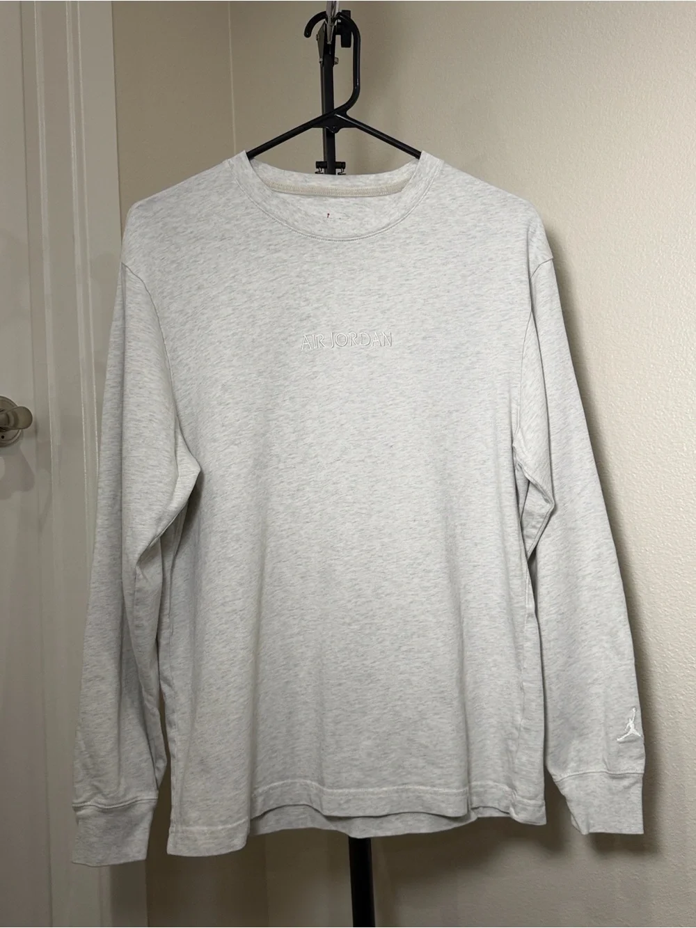 Air Jordan Heather Grey Lightweight Crewneck Sweatshirt Men’s Small